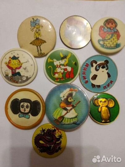 Значки СССР мультики