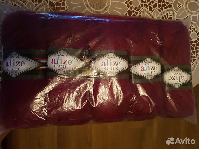 Пряжа для вязания мохер