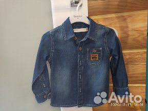 Рубашка джинсовая