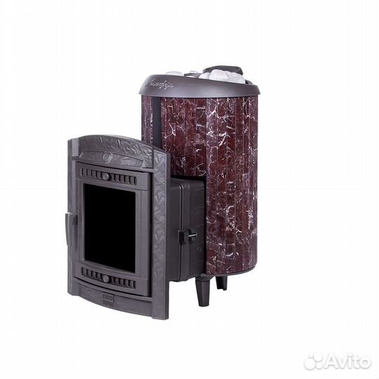 Печь Для Бани Атмосфера L+ ламели «Россо Леванто»