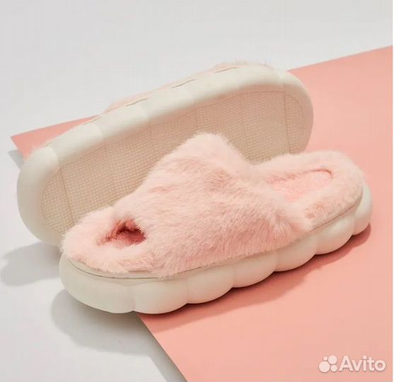Тапочки домашние воздушные пушистые