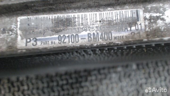 Радиатор кондиционера Nissan Almera N16, 2001