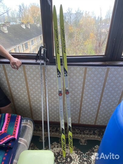 Лыжи с палками