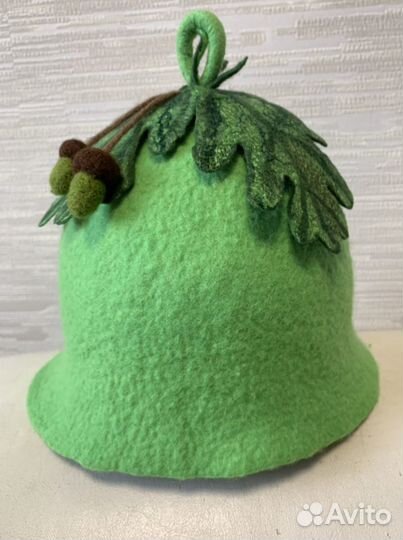 Шапка валяная для сауны и бани