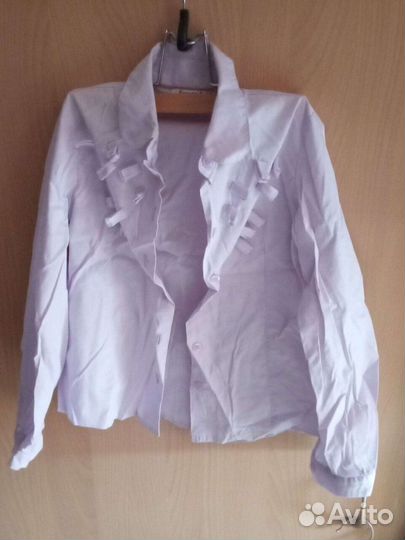 Рубашки школьные на девочку 128-134