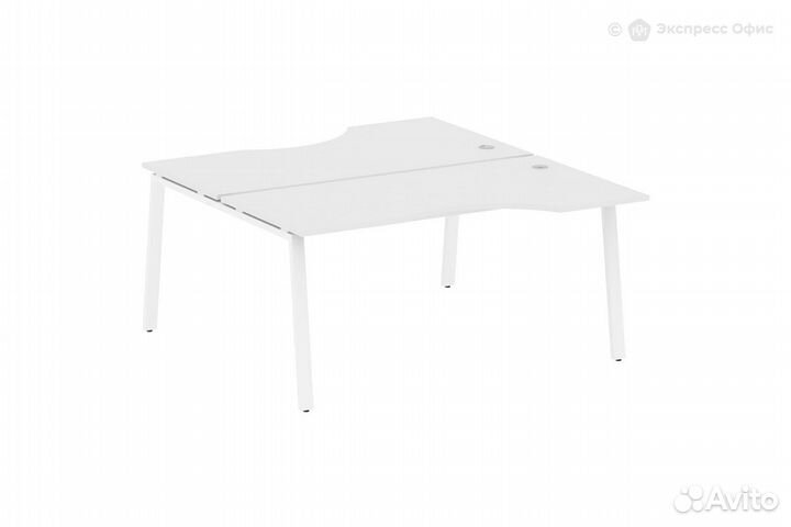 Стол-бенч двойной криволинейный Metal system style