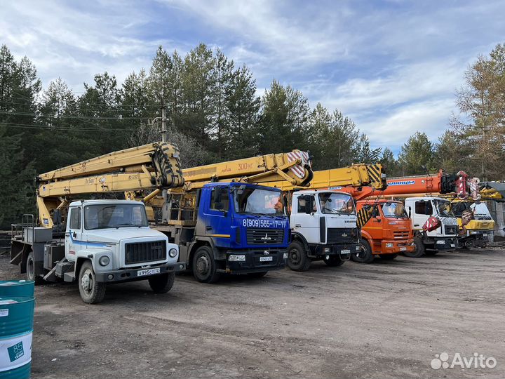 Аренда и услуги автокрана, 25 т, 31 м, с гуськом 7 м