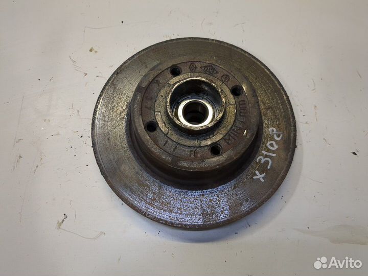 Диск тормозной Renault Megane 2, 2003