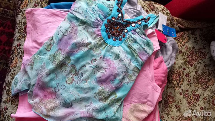 Вещи пакетом для девочки разм 152