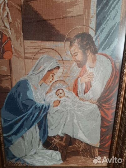 Вышивка Мадонна