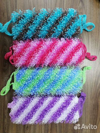 Мочалка ручной работы