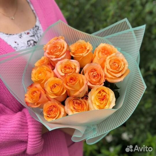 Букет из 15 роз Цветы Розы Владимир