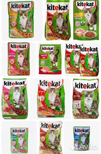 Кошачий корм kitekat