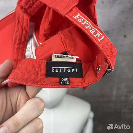 Кепка Ferrari Оригинал Бейсболка Гонки Фурмула 1