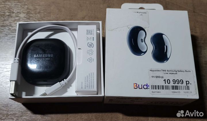 Беспроводные наушники samsung galaxy buds live