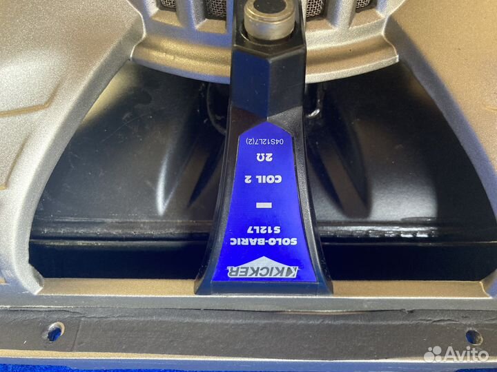 Сабвуфер кикер Kicker Solobaric S7-12 + гриль