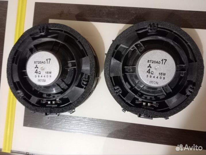 Штатные динамики Mitsubishi lancer X