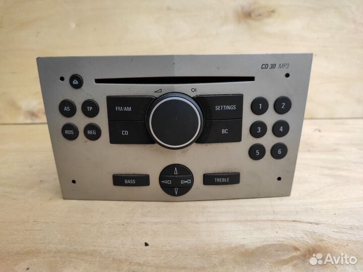 Магнитола CD30MP3 Blaupunkt Satin Stone Astra H