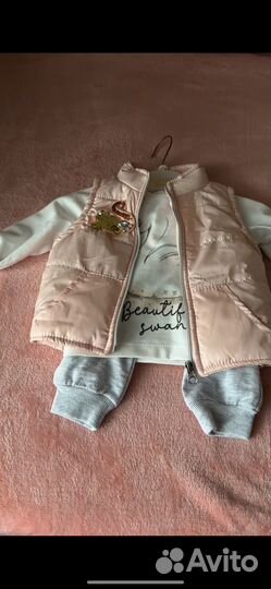 Жилет для девочки демисезон 68-74