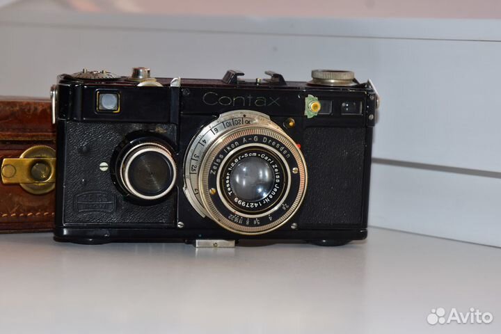 Contax I черный 1932 г. немецкий фотоаппарат