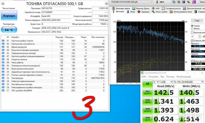 SSD и HDD 160 / 500Gb / 1Tb / 2Tb / 3Tb
