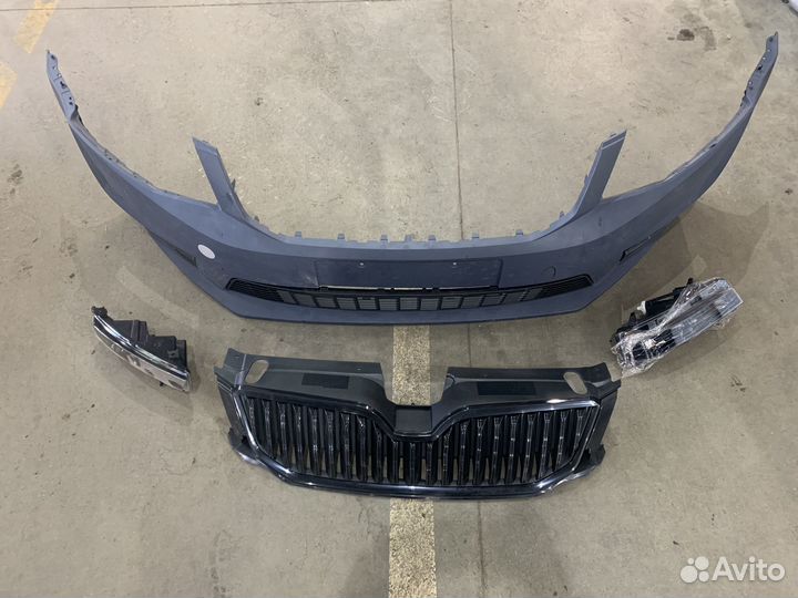 Бампер (обвес) skoda octavia a7 RS