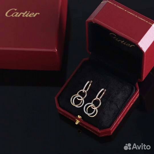 Подвеска кулон колье серьги Картье Cartier vgold