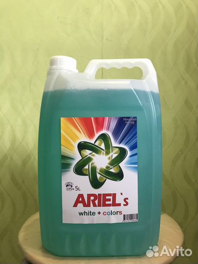 Гель для стирки 5л персил, ариэль, тайд, ленор
