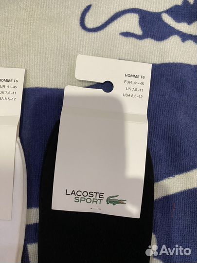Носки lacoste