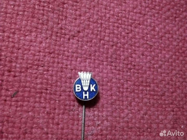 Бадминтон Швеция /эмаль,тяжёлый металл, XX век