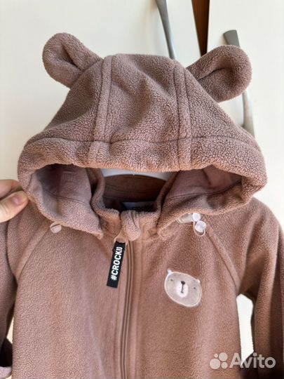 Флисовый комбинезон crockid 68