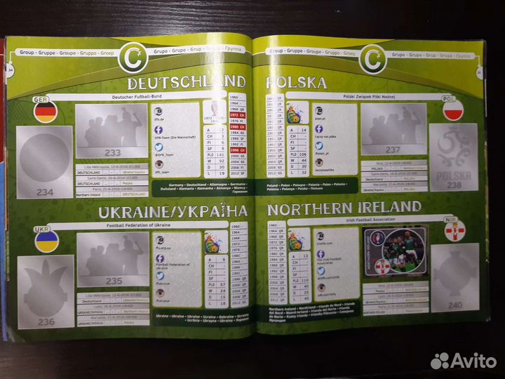 Альбом для коллекционирования футбольных наклеек