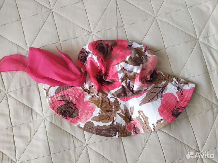 Шляпа, панама женская, детская пляжная размер 52