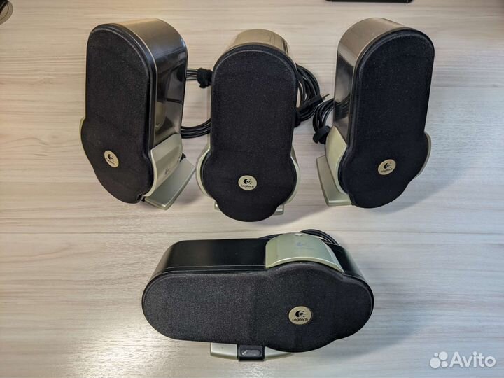 Колонки Logitech G51 и звуковая карта Creative