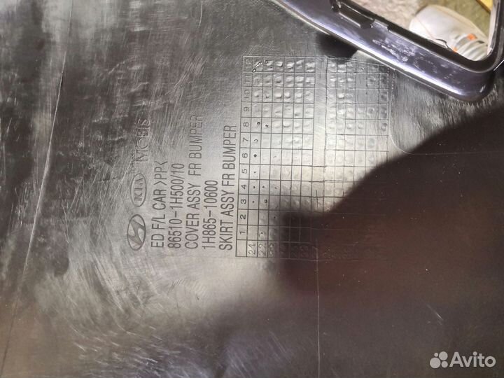 Киа сид ед 2010 передний бампер