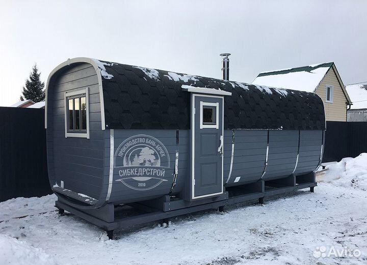 Баня-бочка от производителя 