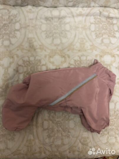 Дождевик для собак утепленный