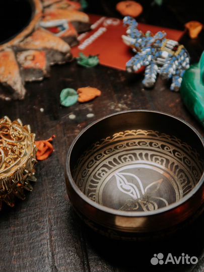 Поющая тибетская чаша + Браслет В подарок