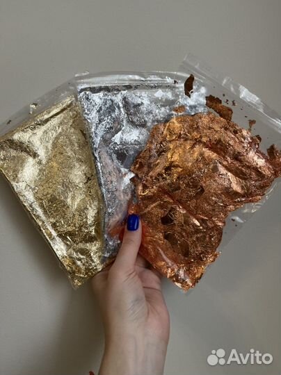 Поталь для творчества в хлопьях