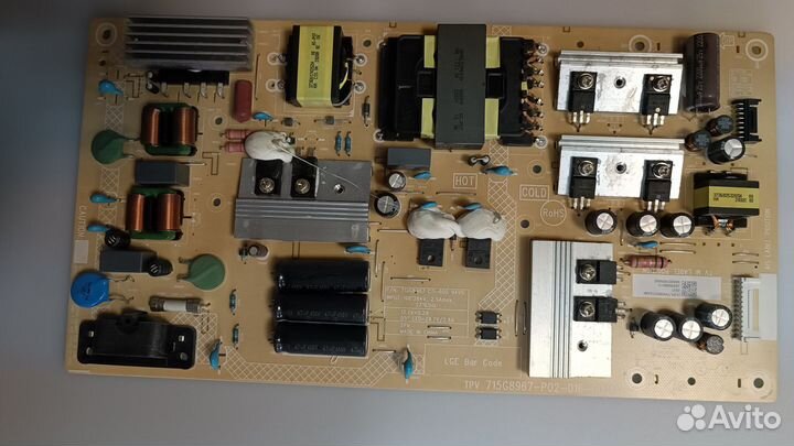 Плата для LG 55UN70006LA бп: 715G8967-P02-016-003M