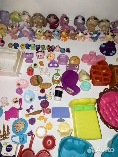 Лпс, лол, мебель, еда для кукол