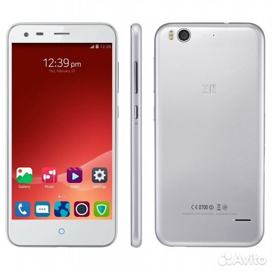 Защитное стекло ZTE Blade S6 (9H - 0.3мм)