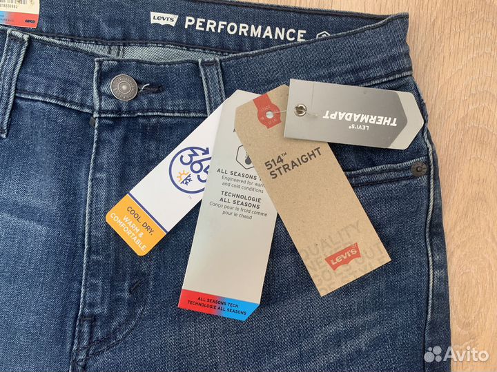 Оригинальные Джинсы Levis Men 514 Straight