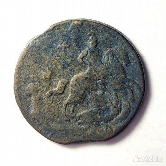 4 копейки 1762 г. Барабаны перечекан Петр III