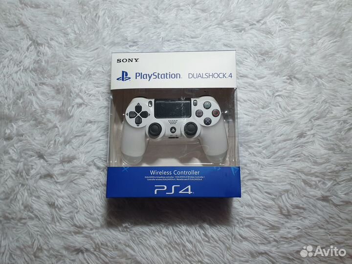 Новый геймпад DualShock 4 v2 White для PS4