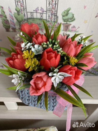 Букет из мыла