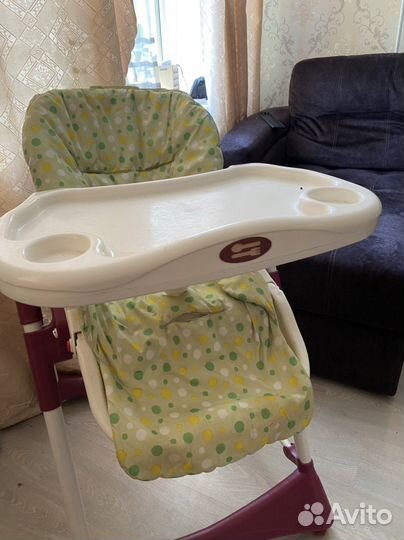 Стульчик для кормления happy baby