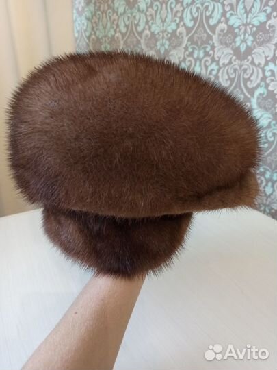 Мужская норковая кепка р. 58