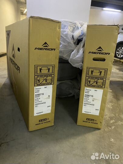 Велосипед merida big nine 200 XL Silver Black