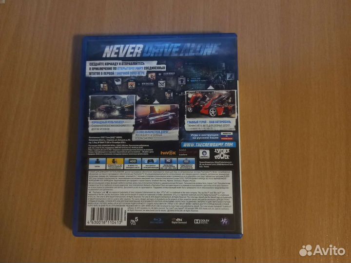 Игра для приставки ps4 The Crew 1